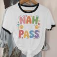 Nah I'Ll Pass Introvert Excuse Rest Humor Unisex Cotton Ringer T-Shirt Nah I'Ll Pass Introvert Excuse Rest Humor Unisex Cotton Ringer T-Shirt
