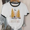 Nature Scene Tees For Introverts Quiet Escape Solitude Unisex Cotton Ringer T-Shirt