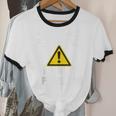 Not At All Friendly Do Not Approach Introvert Warning Unisex Cotton Ringer T-Shirt