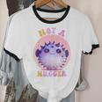 Not a Hugger Cute Pufferfish Autism Awareness Introverts Unisex Cotton Ringer T-Shirt Not a Hugger Cute Pufferfish Autism Awareness Introverts Unisex Cotton Ringer T-Shirt