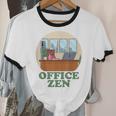 Office Zen Introvert Office Staff Secretary Employee Admin Unisex Cotton Ringer T-Shirt