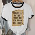 Old People Joke Please Be Patient With Me I'm From The 1900s Unisex Cotton Ringer T-Shirt Old People Joke Please Be Patient With Me I'm From The 1900s Unisex Cotton Ringer T-Shirt