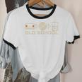 Old School Music Evolution Tape CD Retro Nostalgia Unisex Cotton Ringer T-Shirt