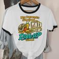 My Parents Survived Dial Up Internet Nostalgia 90s Unisex Cotton Ringer T-Shirt