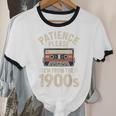 Patience Please I'm From The 1900s Cassette Unisex Cotton Ringer T-Shirt