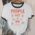 People Not A Big Fan Introverted Person Awkward Introvert Unisex Cotton Ringer T-Shirt