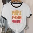 People Person Repellant Introvert Premium Unisex Cotton Ringer T-Shirt People Person Repellant Introvert Premium Unisex Cotton Ringer T-Shirt
