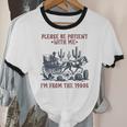 Please Be-Patient-With-Me I'm From The 1900s Unisex Cotton Ringer T-Shirt