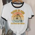 Please Be Kind I'm From The 1900s Penny Farthing Unisex Cotton Ringer T-Shirt Please Be Kind I'm From The 1900s Penny Farthing Unisex Cotton Ringer T-Shirt