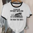 Please Patience I'm From The 1900s Vintage Western Unisex Cotton Ringer T-Shirt Please Patience I'm From The 1900s Vintage Western Unisex Cotton Ringer T-Shirt