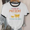Please Be Patient With Me I'm From The 1900s 2024 Mom Dad Unisex Cotton Ringer T-Shirt