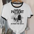 Please Patient I'm From The 1900s Boomer Memes Unisex Cotton Ringer T-Shirt