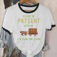 Please Be Patient With Me I'm From The 1900s Born 90s Unisex Cotton Ringer T-Shirt