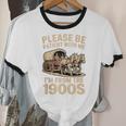 Please Be Patient With My I'm From The 1900s Classic Unisex Cotton Ringer T-Shirt