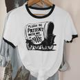 Please Be Patient With Me I'm From The 1900s Covered Wagon Unisex Cotton Ringer T-Shirt