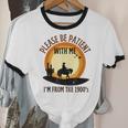 Please Be Patient With Me I'm From The 1900s Cowboy Unisex Cotton Ringer T-Shirt
