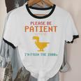 Please Be Patient With Me I'm From The 1900s Dinosaur Premium Unisex Cotton Ringer T-Shirt Please Be Patient With Me I'm From The 1900s Dinosaur Premium Unisex Cotton Ringer T-Shirt