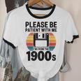 Please Be Patient With Me I'm From The 1900s Floppy Disk Premium Unisex Cotton Ringer T-Shirt