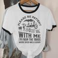 Please Be Patient With Me I'm From The 1900s Funny Train Unisex Cotton Ringer T-Shirt Please Be Patient With Me I'm From The 1900s Funny Train Unisex Cotton Ringer T-Shirt