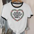 Please Be Patient With My I'm From The 1900s Generation Unisex Cotton Ringer T-Shirt