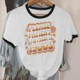 Please Be Patient I'm From The 1900s Groovy Women Premium Unisex Cotton Ringer T-Shirt
