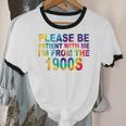 Please Be Be Patient With Me I'm From The 1900s Hippie Unisex Cotton Ringer T-Shirt