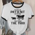 Please Be Patient With Me I'm From The 1900s Husband Joke Unisex Cotton Ringer T-Shirt