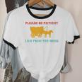 Please Be Patient I'm From The 1900s Millennial Humor Retro Unisex Cotton Ringer T-Shirt