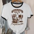Please Be Patient With Me I'm From The 1900s Raccoon Vintage Unisex Cotton Ringer T-Shirt