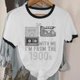 Please Be Patient With Me I'm From The 1900s Retired Fathers Premium Unisex Cotton Ringer T-Shirt