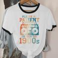 Please Be Patient With Me I'm From The 1900s Retro 90s Dad Premium Unisex Cotton Ringer T-Shirt