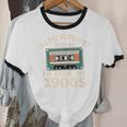 Please Patient I'm From The 1900s Retro Cassette Humor Unisex Cotton Ringer T-Shirt