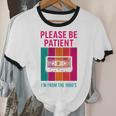 Please Be Patient I'm From The 1900s Retro Cassette Tape Premium Tri-Blend Unisex Cotton Ringer T-Shirt Please Be Patient I'm From The 1900s Retro Cassette Tape Premium Tri-Blend Unisex Cotton Ringer T-Shirt