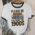 Please Be Patient I'm From The 1900s Retro Computer Unisex Cotton Ringer T-Shirt Please Be Patient I'm From The 1900s Retro Computer Unisex Cotton Ringer T-Shirt