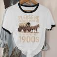 Please Be Patient With Me I'm From The 1900s Retro Humor Unisex Cotton Ringer T-Shirt Please Be Patient With Me I'm From The 1900s Retro Humor Unisex Cotton Ringer T-Shirt