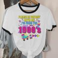 Please Be Patient With Me I'm From The 1900s Retro Vibes Premium Unisex Cotton Ringer T-Shirt Please Be Patient With Me I'm From The 1900s Retro Vibes Premium Unisex Cotton Ringer T-Shirt
