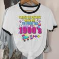 Please Be Patient With Me I'm From The 1900s Retro Vibes Unisex Cotton Ringer T-Shirt