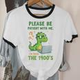 Please Be Patient With Me I'm From The 1900s Soft Tee Premium Unisex Cotton Ringer T-Shirt