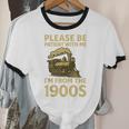 Please Be Patient With Me I'm From The 1900s Steam Train Unisex Cotton Ringer T-Shirt Please Be Patient With Me I'm From The 1900s Steam Train Unisex Cotton Ringer T-Shirt