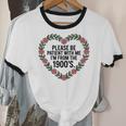 Please Be Patient With My I'm From The 1900s Unisex Cotton Ringer T-Shirt Please Be Patient With My I'm From The 1900s Unisex Cotton Ringer T-Shirt