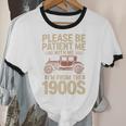 Please Be Patient With Me I'm From The 1900s Vintage Car Premium Unisex Cotton Ringer T-Shirt