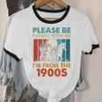 Please Be Patient With Me I'm From The 1900s Vintage Dad Unisex Cotton Ringer T-Shirt Please Be Patient With Me I'm From The 1900s Vintage Dad Unisex Cotton Ringer T-Shirt