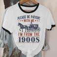 Please Be Patient I'm From The 1900s Vintage Dad Unisex Cotton Ringer T-Shirt