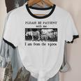 Please Be Patient With Me I'm From The 1900s Vintage Drowing Unisex Cotton Ringer T-Shirt Please Be Patient With Me I'm From The 1900s Vintage Drowing Unisex Cotton Ringer T-Shirt