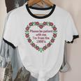 Please Be Patient With Me I'm From The 1900S Vintage Floral Unisex Cotton Ringer T-Shirt Please Be Patient With Me I'm From The 1900S Vintage Floral Unisex Cotton Ringer T-Shirt