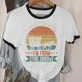 Please Be Patient With Me I'm From The 1900s Vintage Humor Premium Unisex Cotton Ringer T-Shirt