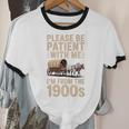 Please Be Patient With Me I'm From The 1900s Vintage Premium Unisex Cotton Ringer T-Shirt