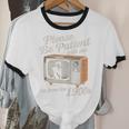 Please Be Patient With Me I'm From The 1900s Vintage TV Unisex Cotton Ringer T-Shirt