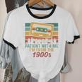 Please Be Patient-With Me I'm From The 1900s Retro Music Premium Unisex Cotton Ringer T-Shirt