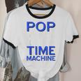 Pop Music Becomes a Time Machine Nostalgia Sound Quote Unisex Cotton Ringer T-Shirt Pop Music Becomes a Time Machine Nostalgia Sound Quote Unisex Cotton Ringer T-Shirt